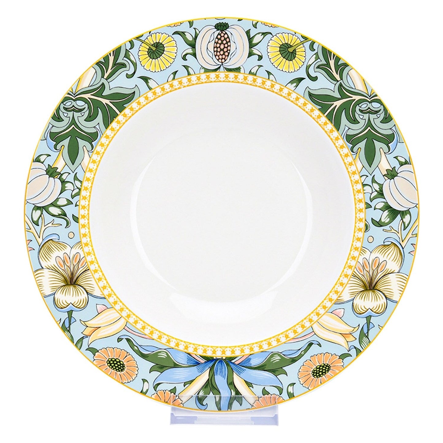 STP Goods Morris Garden Bone China Dinnerware Set of 24 for 6