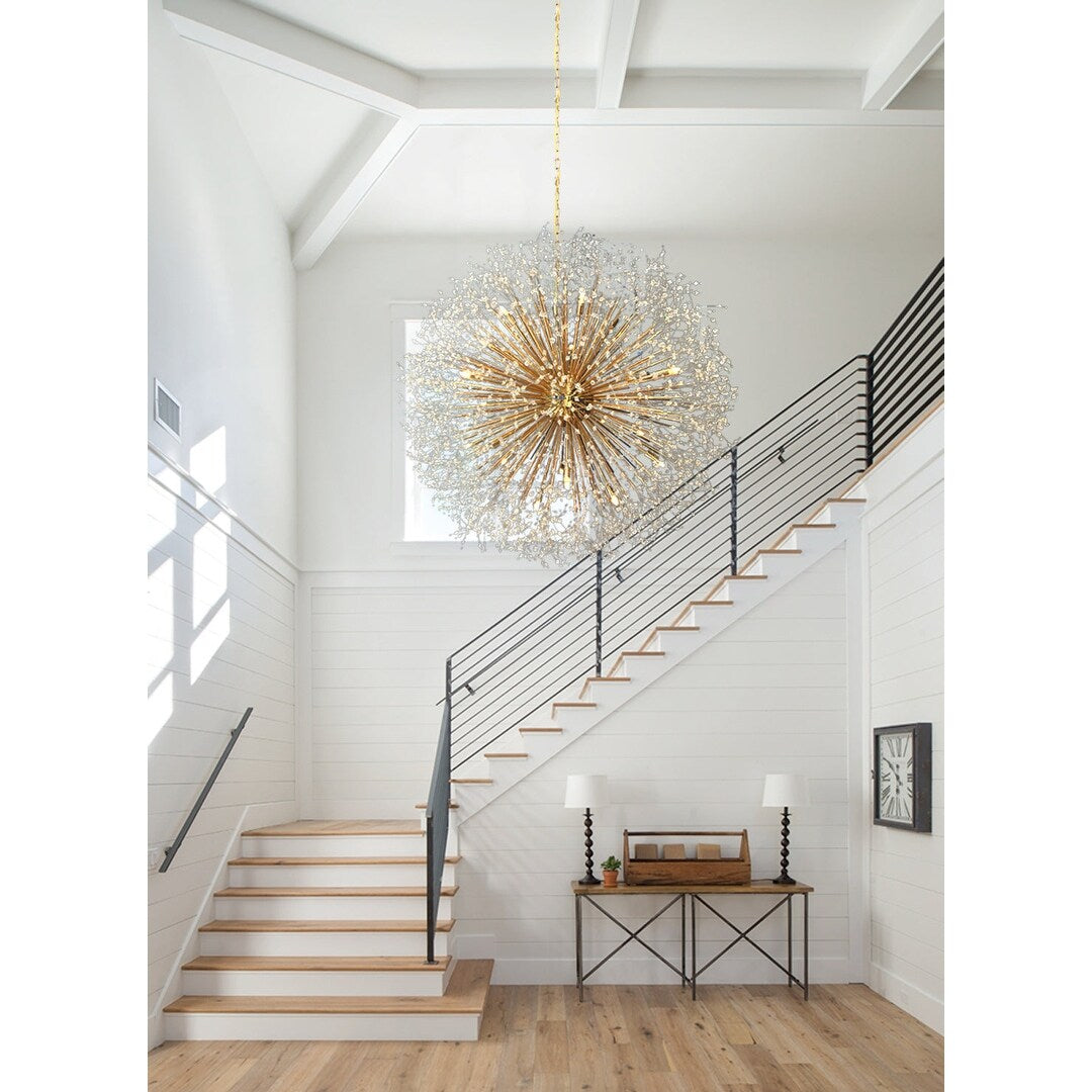 Starburst Chandelier 47 Wide Crystal Lighting Fixture
