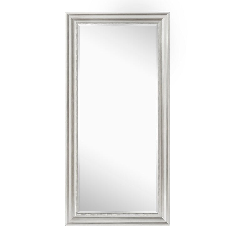 Tall Beaded Full-Length Mirror - Oversized Full Body Mirror, Free Standing or Wall Mounted