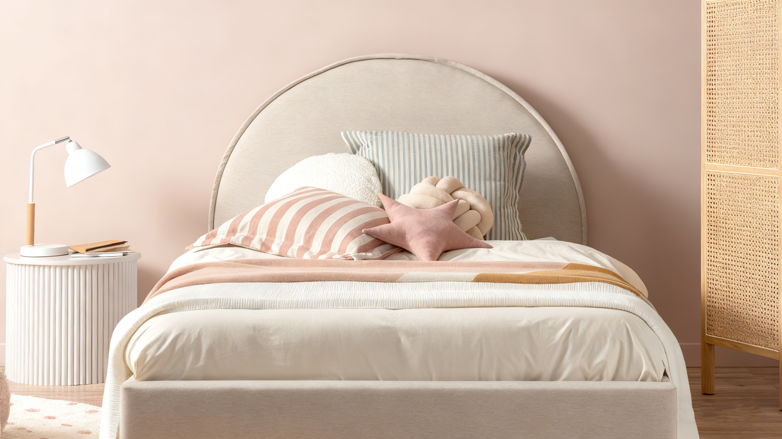 Imogen Double Bed - Natural