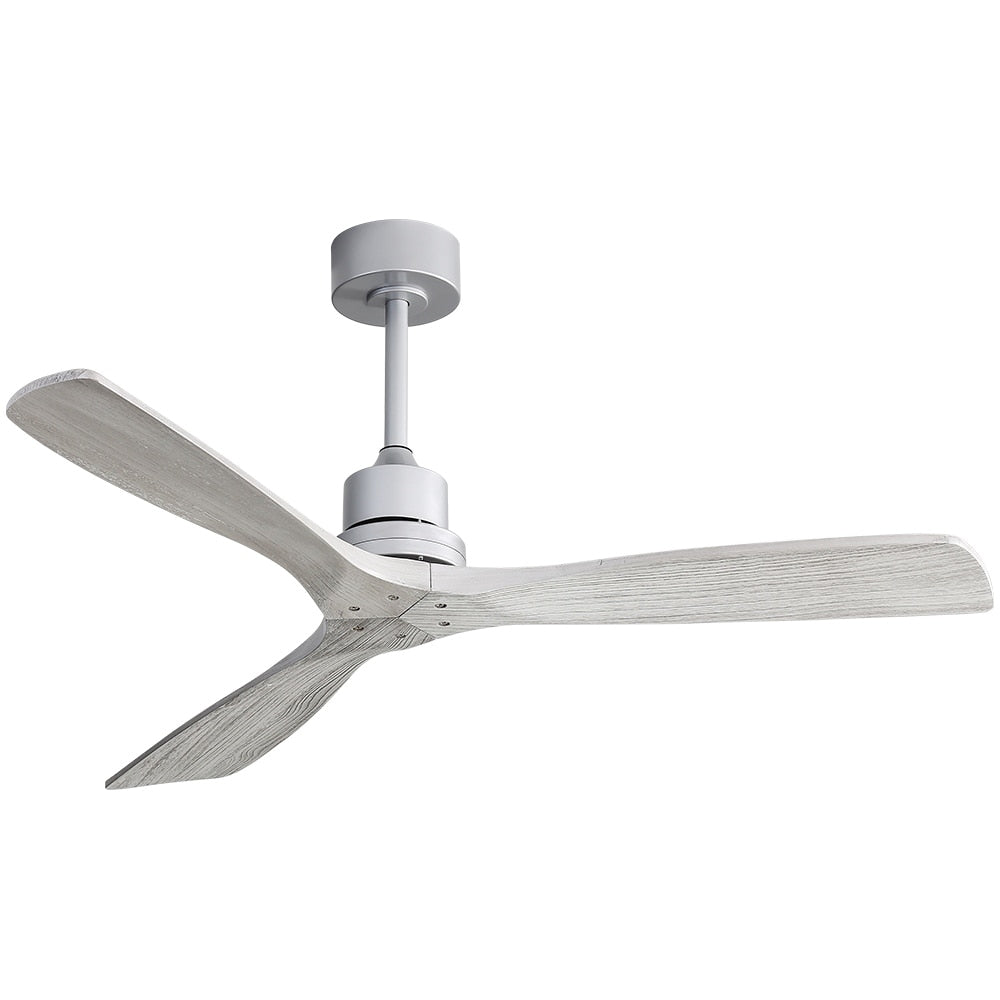 Sofucor 52 Indoor Wood Ceiling Fan Light with Remote, Integrated Light Optional