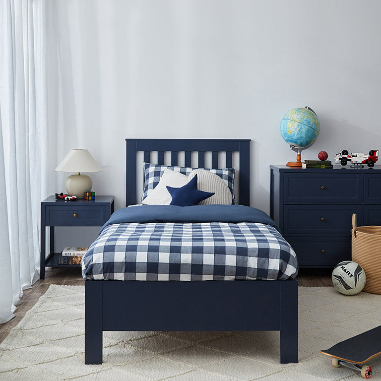 Hamptons Double Bed - Midnight