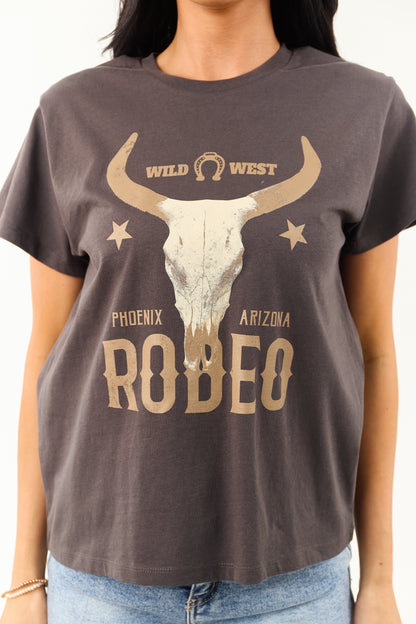 Graphite 'Rodeo' Graphic Short Sleeve Top