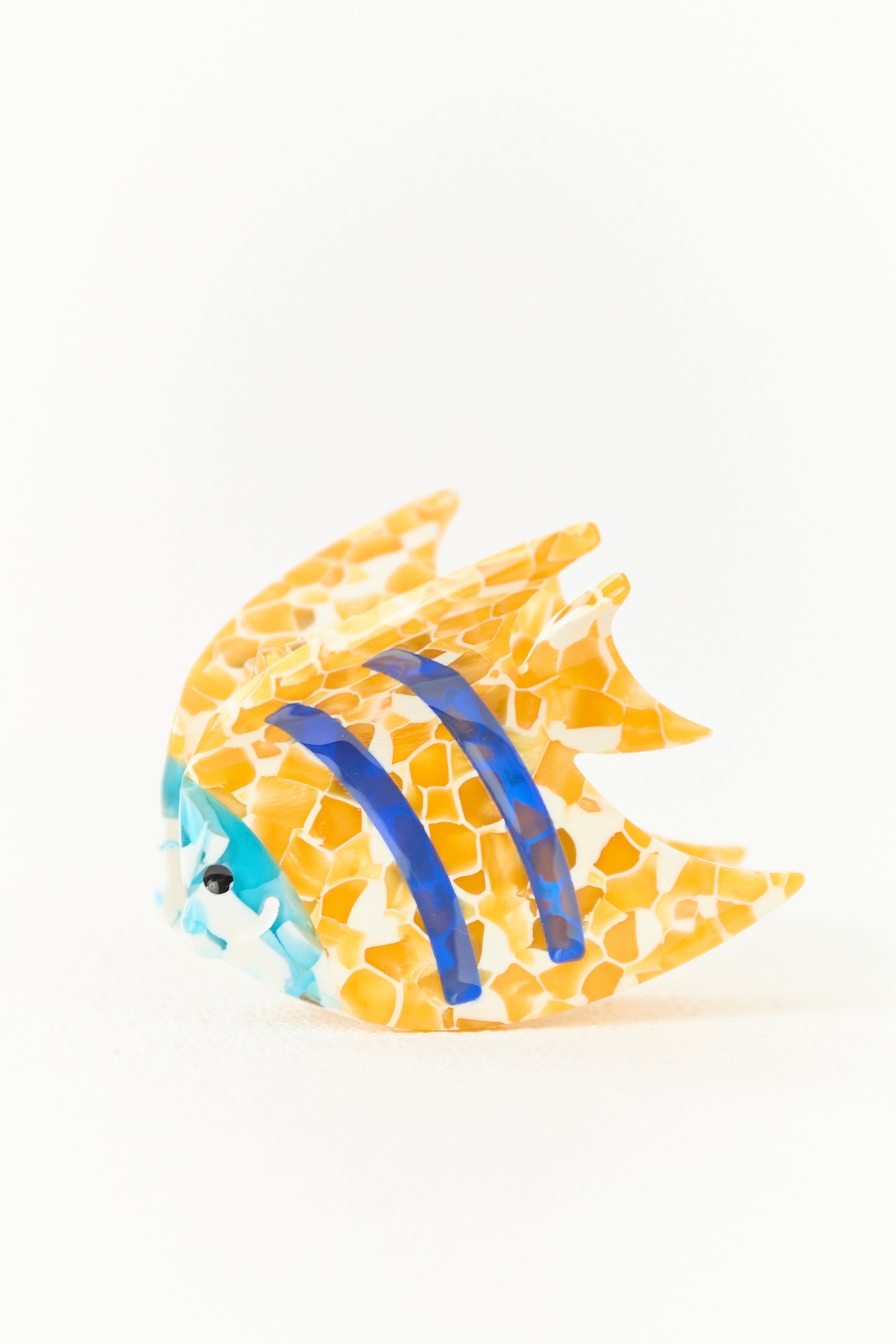Marigold Vibrant Ocean Fish Hair Claw Clip