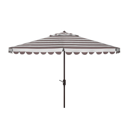 SAFAVIEH Outdoor Jaylee 11Ft Round Crank Umbrella
