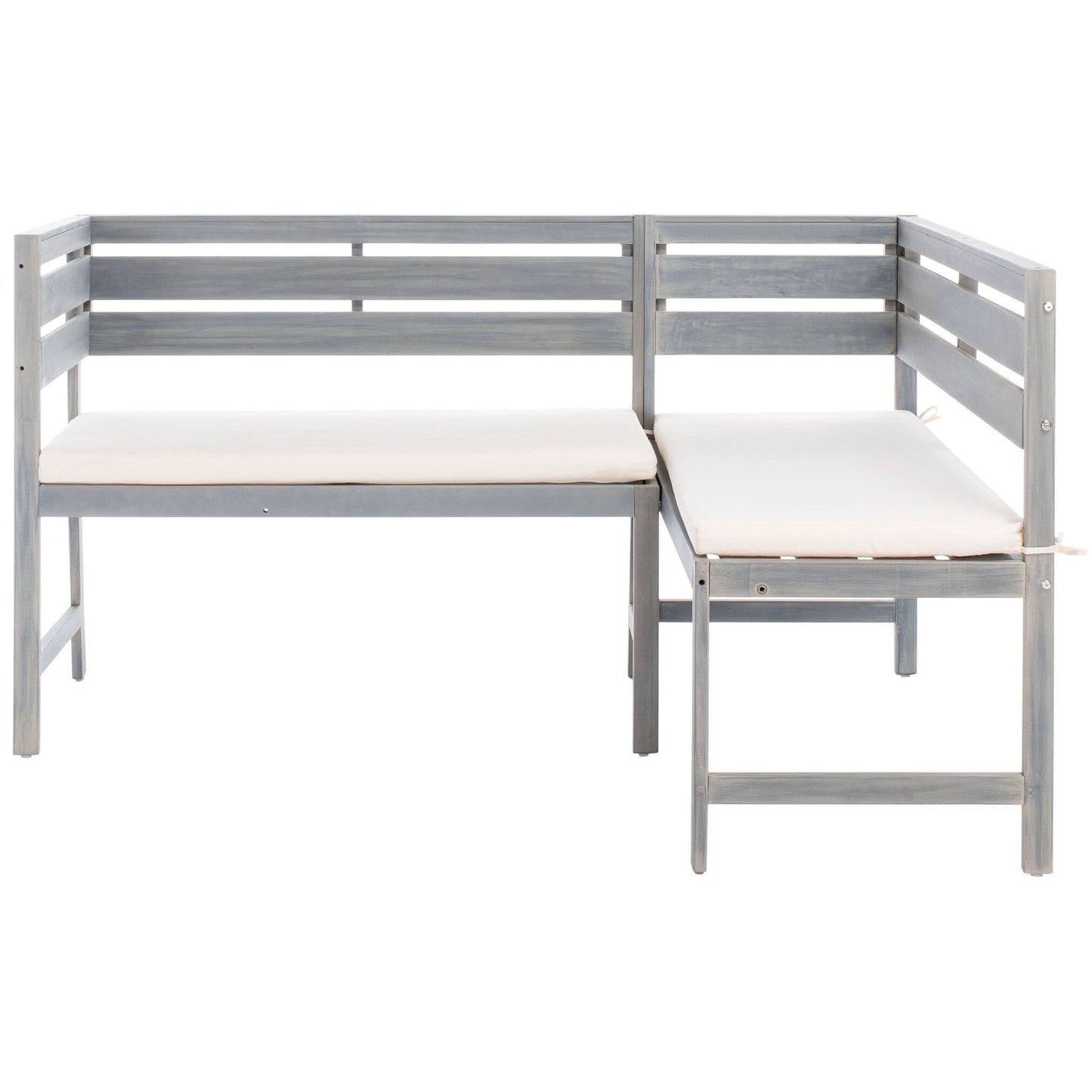 SAFAVIEH Outdoor Kenna 3-Piece Balcony Corner Lounge Set - 39Wx19Dx33H