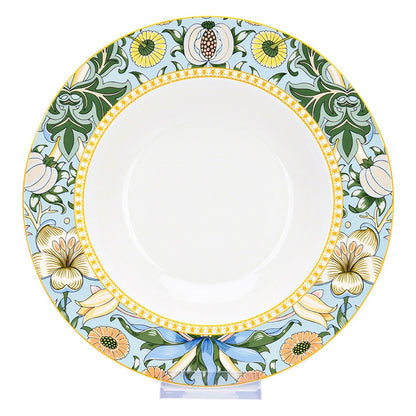 STP Goods Morris Garden Bone China Dinnerware Set of 24 for 6