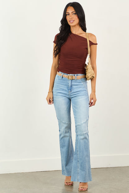 Saige Light Tummy Control Stretchy Flare Jeans