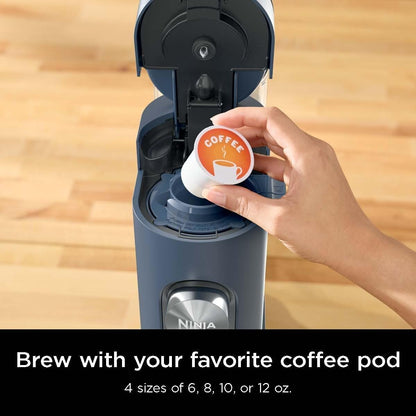 Single-Serve Coffee Maker, K-Cup Compatible, 56oz Reservoir, 6-24oz Brew Sizes, Iced Coffee Option