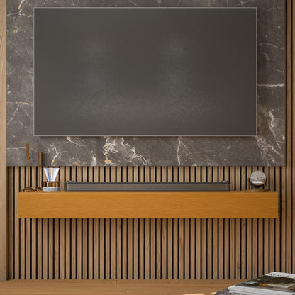 Solid Pine Wall Mounted Fireplace Mantel Floating Shelf