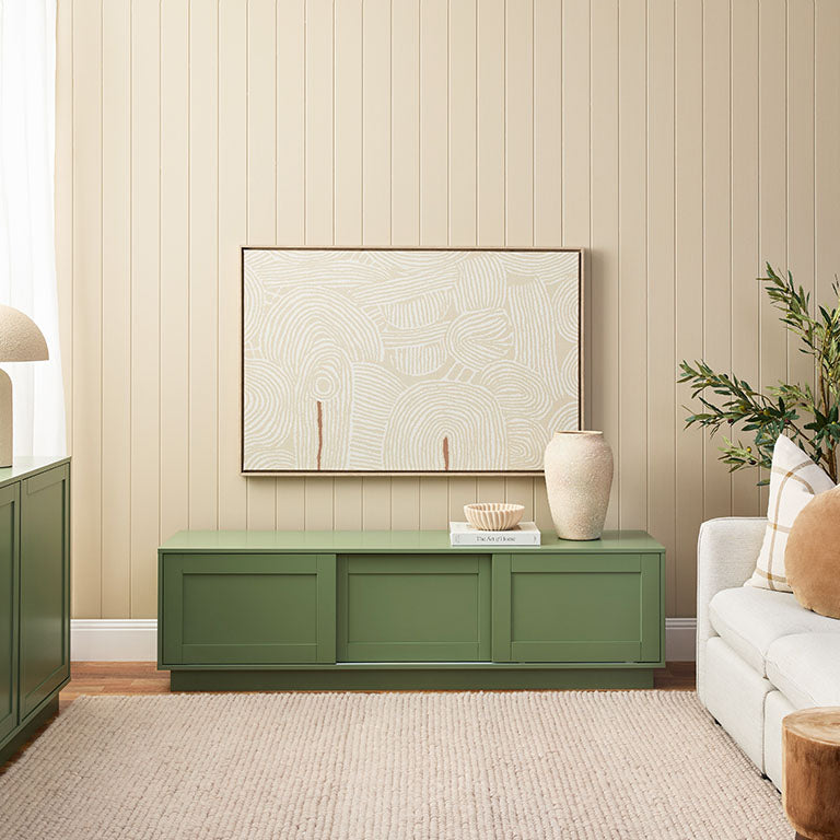 Eros Entertainment Unit - Sage Green