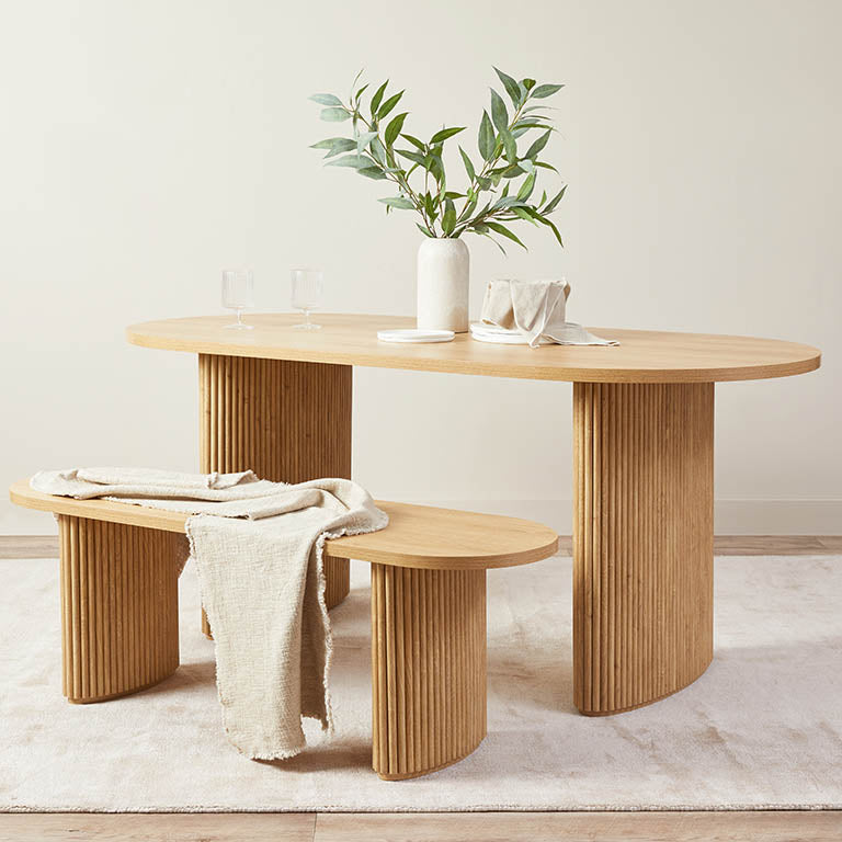 Amara Bench Seat - Natural