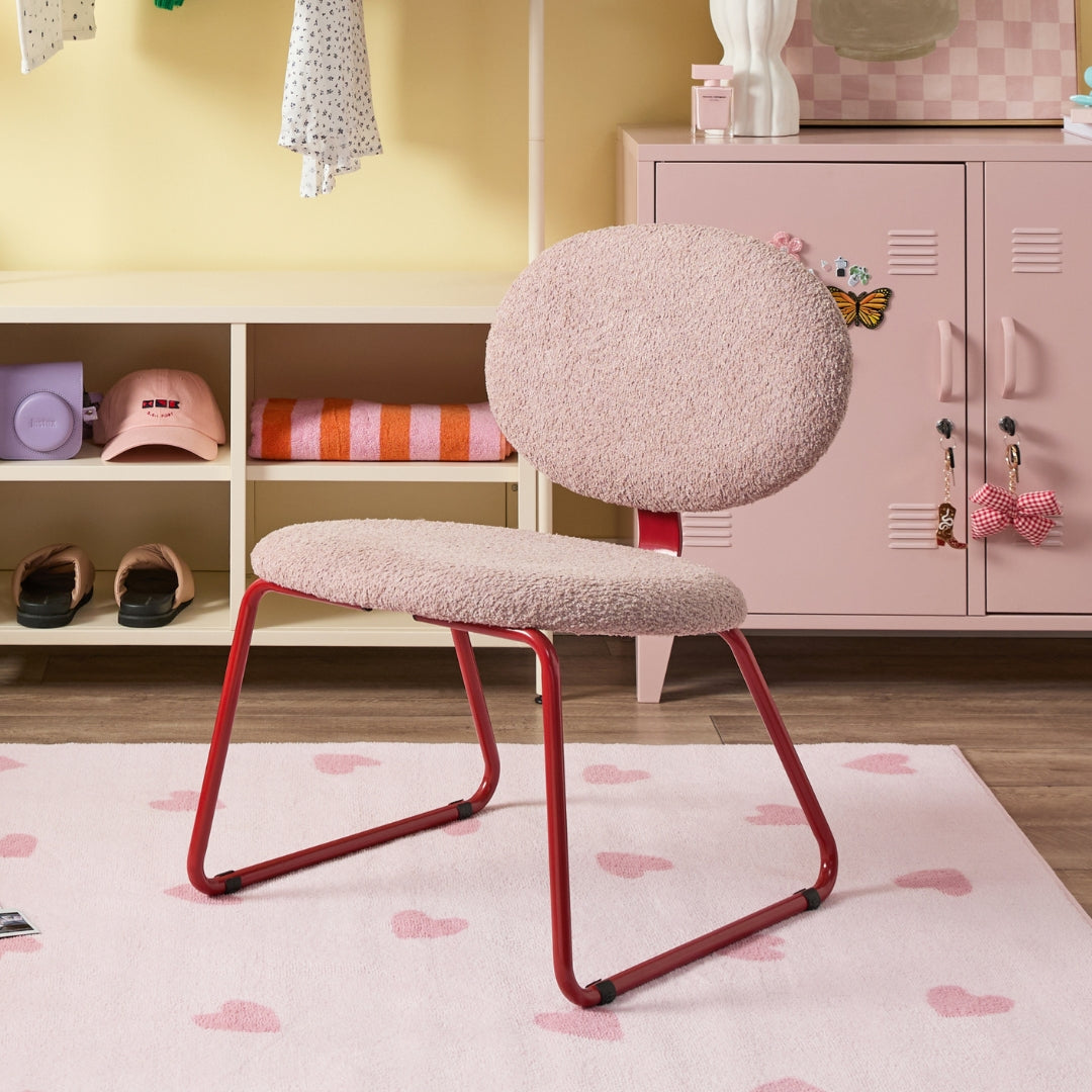 Charley Easy Chair - Pink/Red