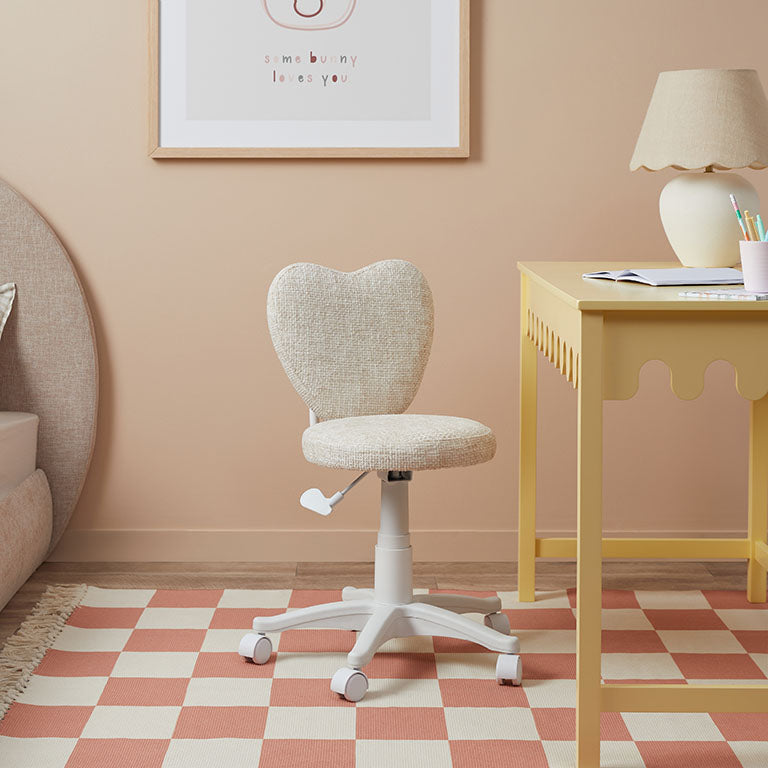 Amour Desk Chair - Cream