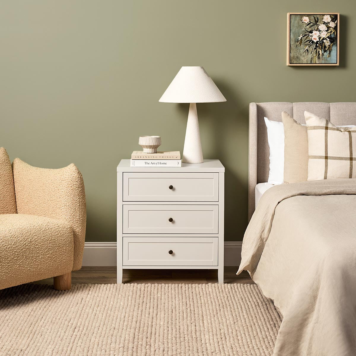 Cove Three Drawer - Beige
