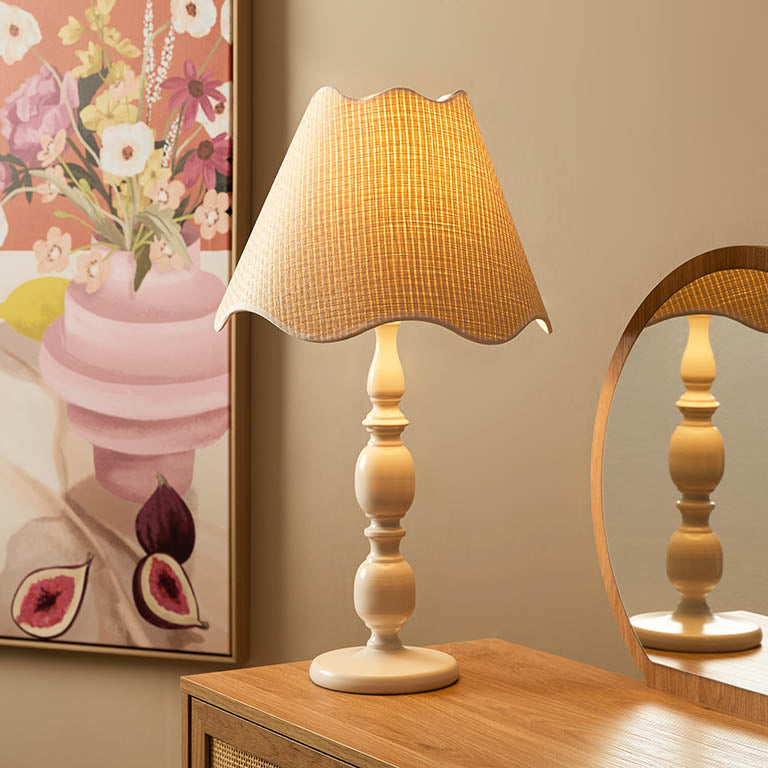 Alora Scalloped Table Lamp