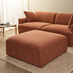 Dylan Large Ottoman - Rust