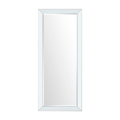 Tall Beaded Full-Length Mirror - Oversized Full Body Mirror, Free Standing or Wall Mounted