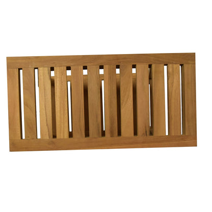 Teak Shower Bench Rectangular