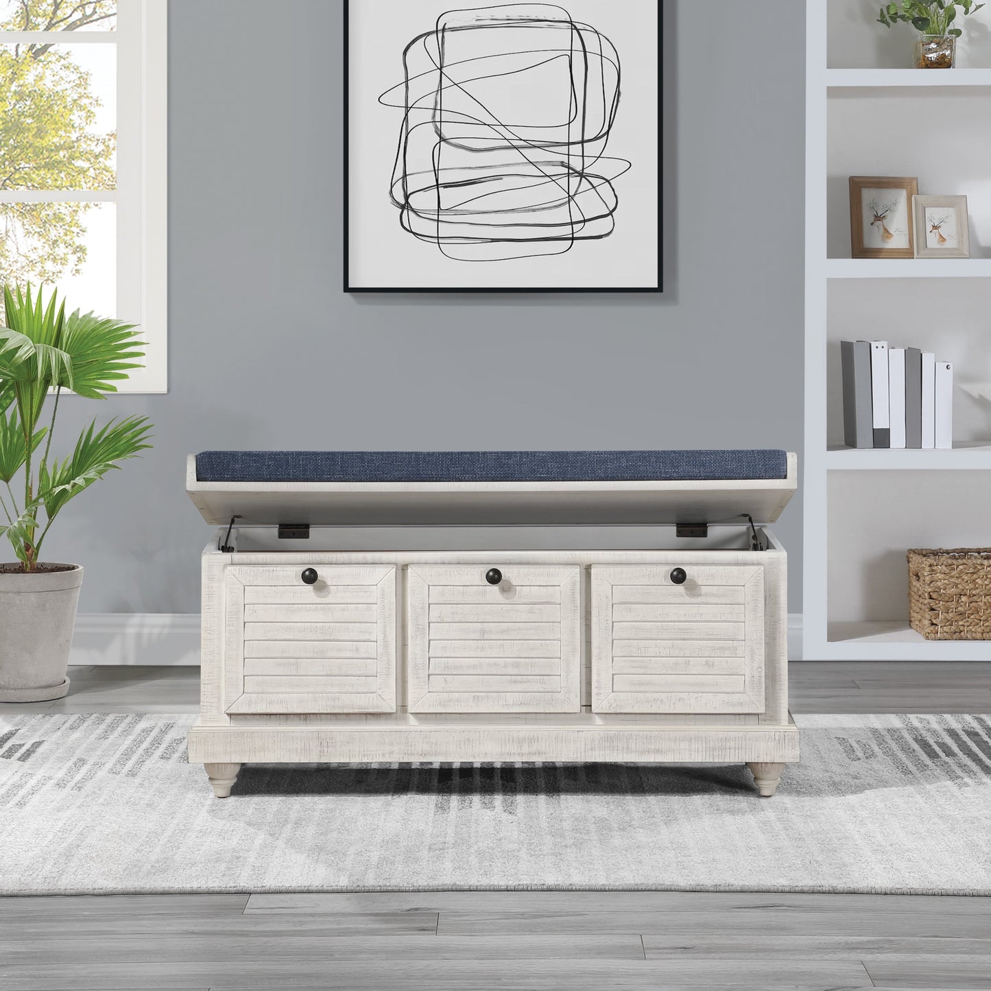 The Gray Barn Arbakka Storage Bench