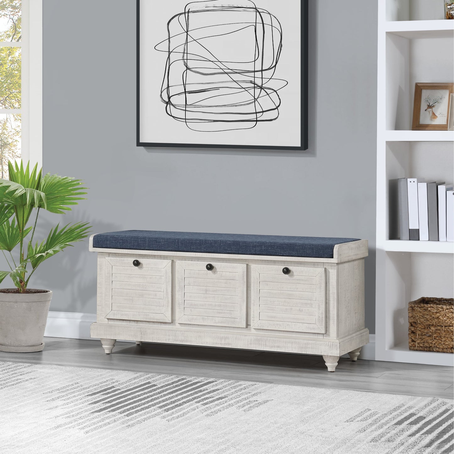 The Gray Barn Arbakka Storage Bench