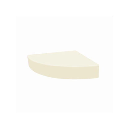 Transolid Studio 14-In X 14-In Solid Surface Wall-Mount Corner Shower Seat - 14.5 x 14.25 x 3